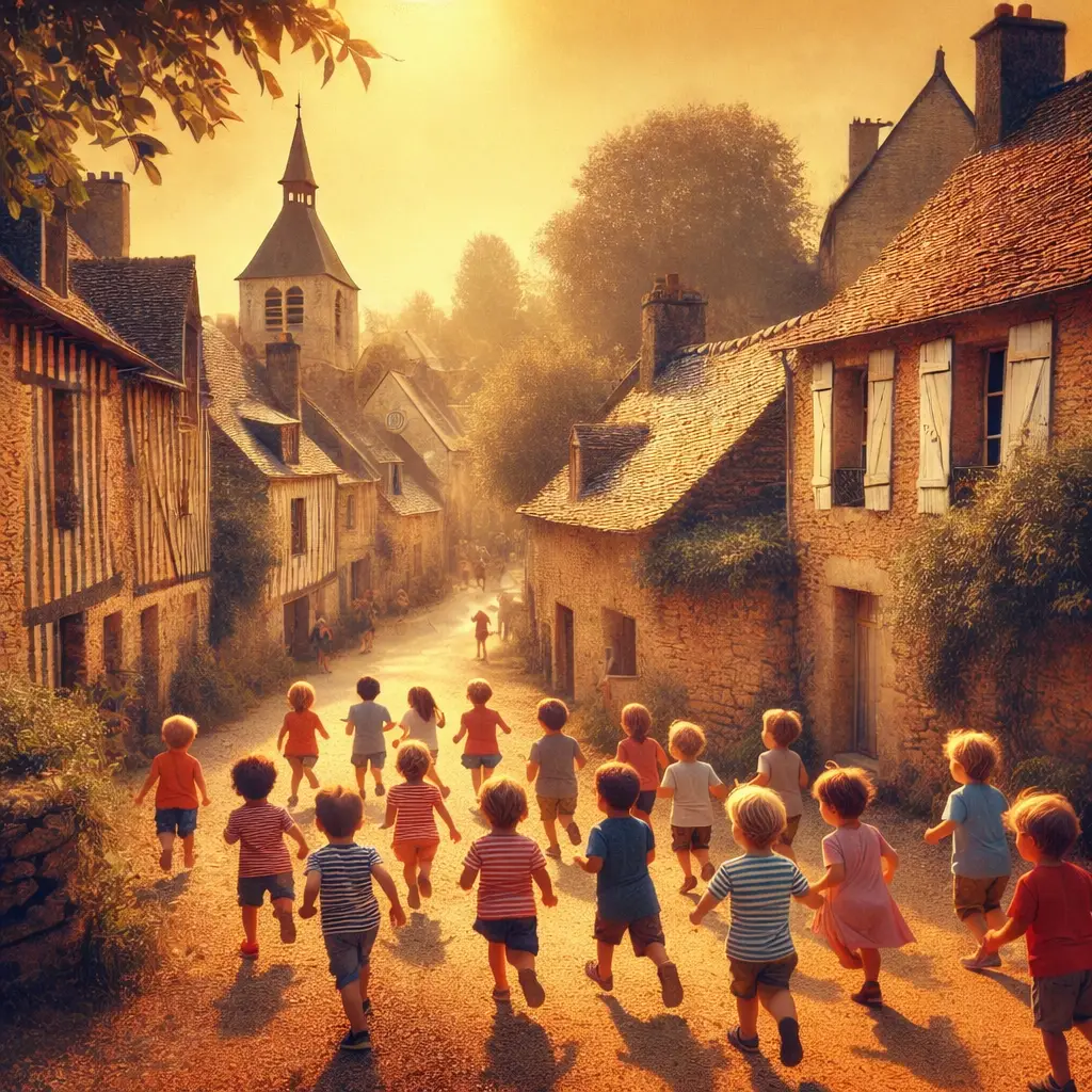 Course pour les enfants de 200m